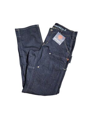 NWT | Dovetail Workwear Britt Utility Stretch Denim Jeans 11 Pockets | 10/30